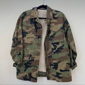 Topshop camouflage jacket